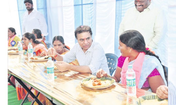 Dalith bandhu Poultry Farm was started by KTR