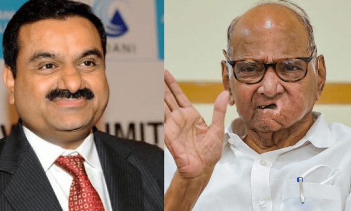 Gautam Adani meet with sharad pawar