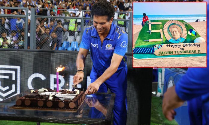 Sachin celebrated his 50th birthday in a special way