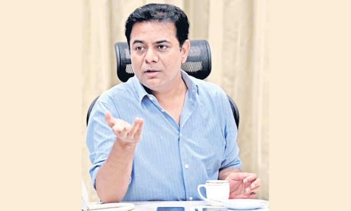 Minister KTR criticized modi