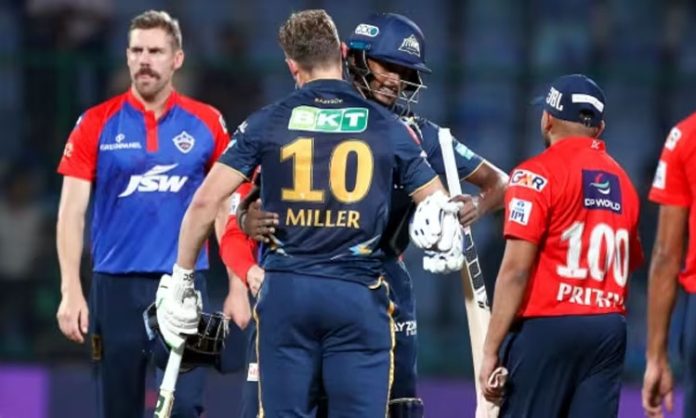 IPL 2023: GT Win by 6 wickets against DC
