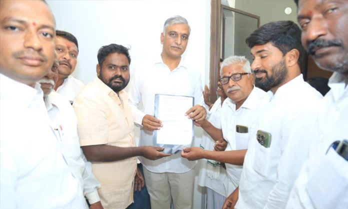 Petition to Minister Harish Rao to reduce taxes