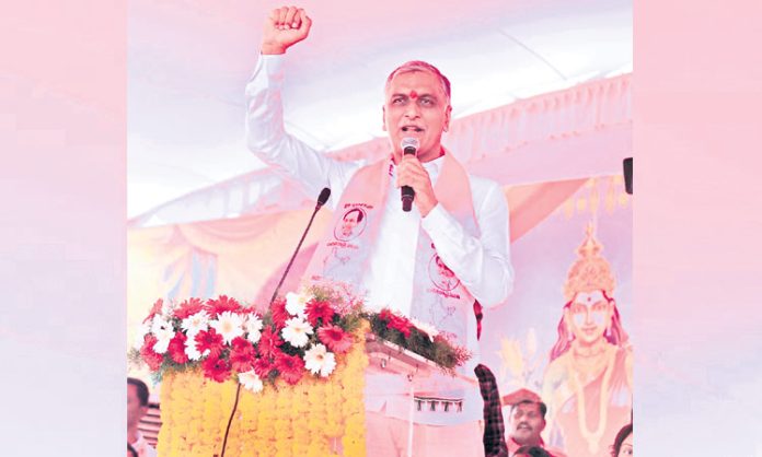 Harish rao fires on Governor