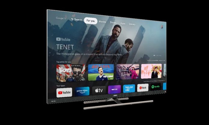 Launch of Google TV in higher QLED segment