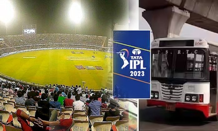TSRTC Special Buses for IPL Match on Monday