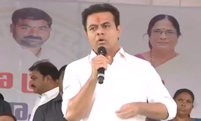 KTR Slams Congress over Priyanka Gandhi visit Hyderabad