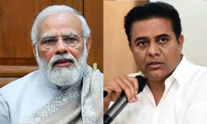 KTR Slams PM Modi on Twitter