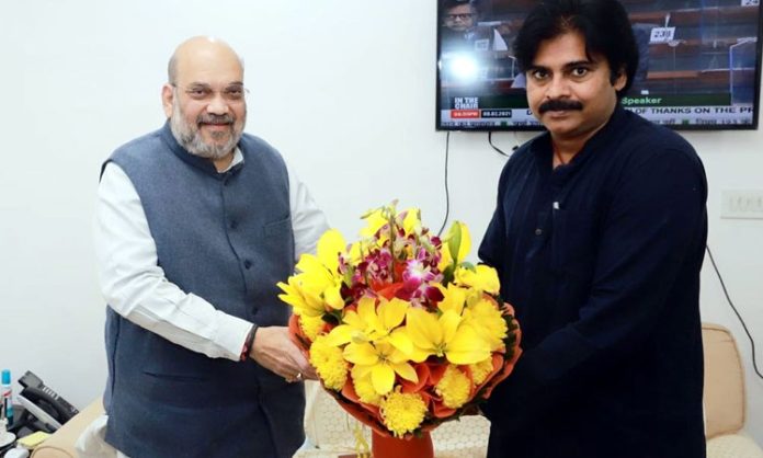 Pawan Kalyan Meet Amit Shah and JP Nadda