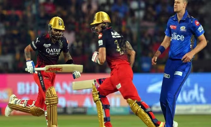 IPL 2023: RCB win by 8 wickets against MI