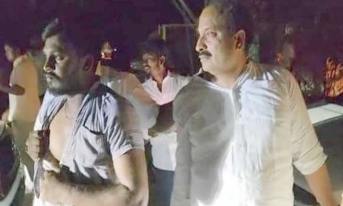 BJP persons caught