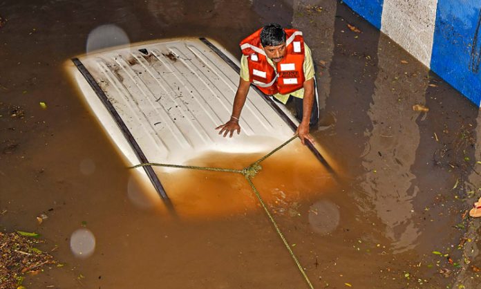 Bengaluru Hit By Heavy Rains