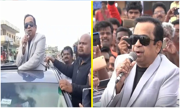 Brahmanandam in Karnataka election campaign