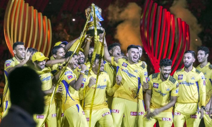 CSK got 5th IPL Trophy