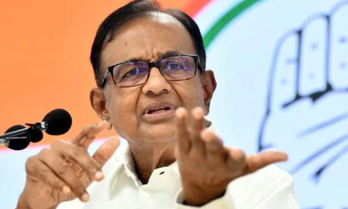 Chidambaram slams pm modi over Rs 2000 notes withdraw