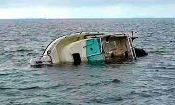 Chinese Fishing boat capsize