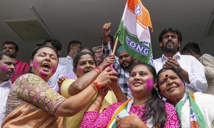Congress in lead in Karnataka
