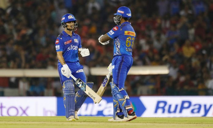 Mumbai won the match against Punjab Kings by six wickets