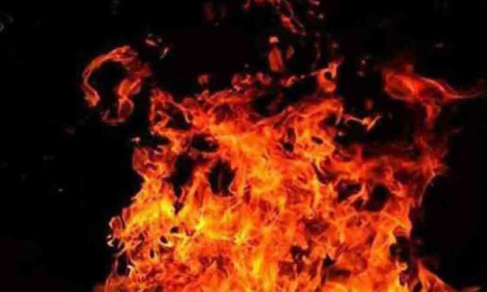 Fire accident in Attapur Hyderabad