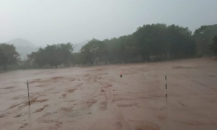 Heavy rain in Yadadri bhongir