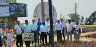 IFS officers inspect greenery of outer ring road