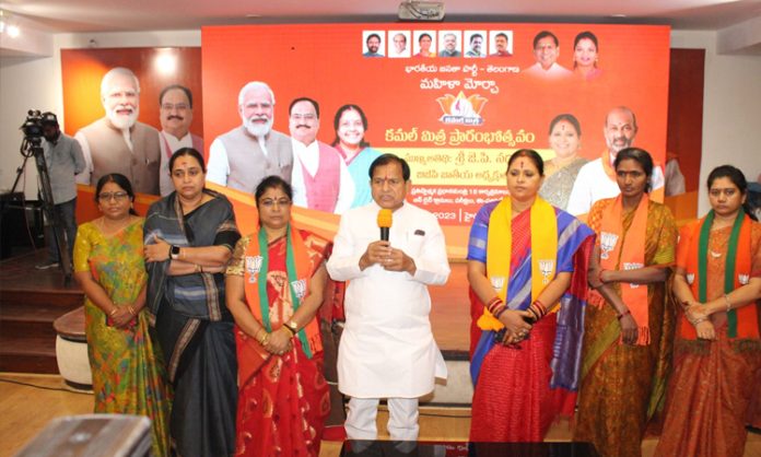 JP Nadda launches BJP Mahila Morcha Programme