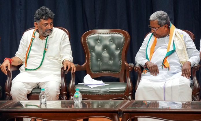 DK Shivakumar and Siddaramaiah