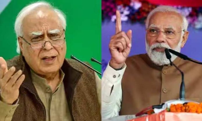 Kapil Sibal and Modi