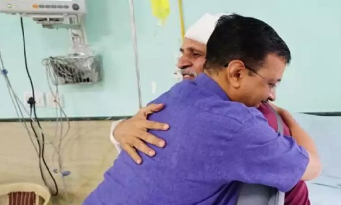 Kejriwal met with Satyender Jain