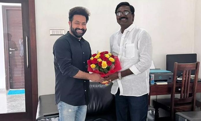 Minister Puvvada Ajay met Jr. NTR