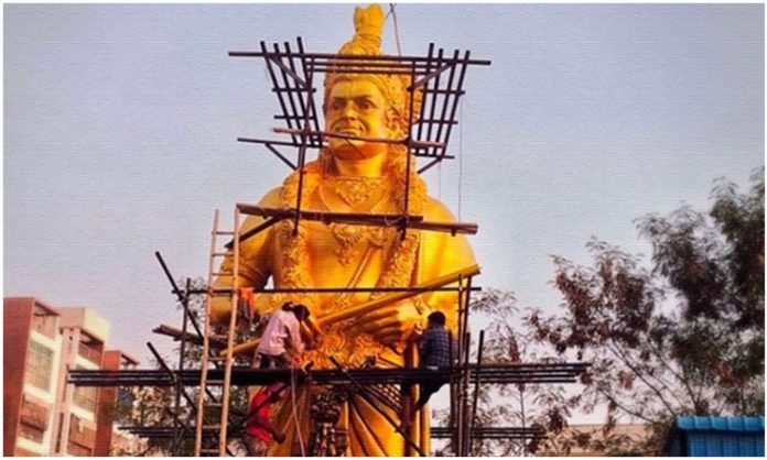 NTR statue Controversy in khammam
