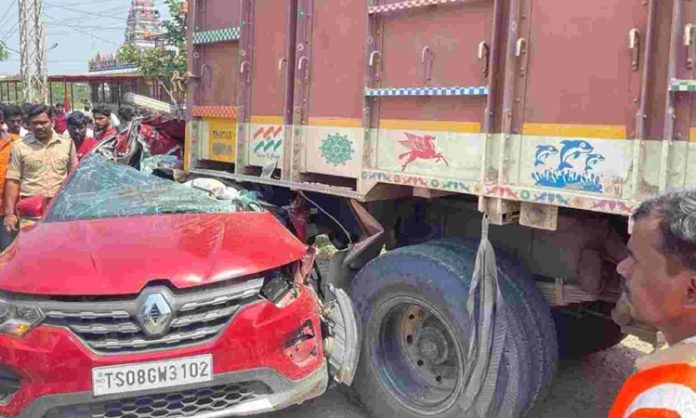 Narsingi road accident