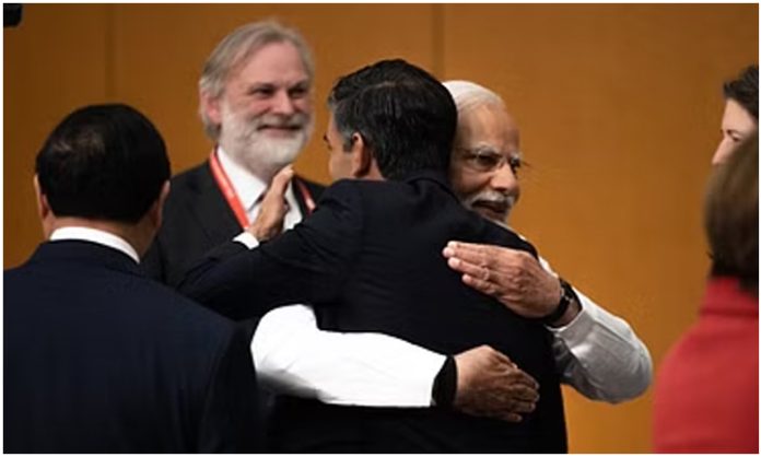 PM Modi meets British PM Sunak