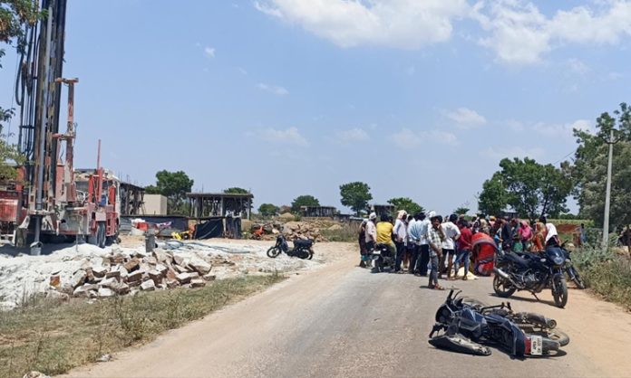 Road accident in siddipet district