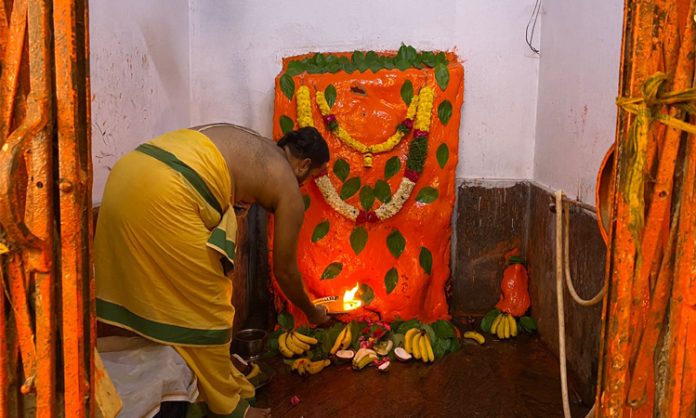 Special Pujas to Sri Anjaneya Swamy in Yadadri