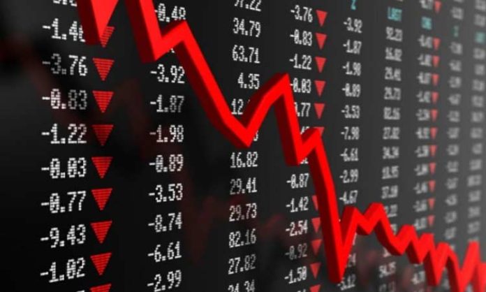 stock market ended in red