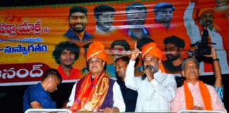 Hindu Ekta Yatra in Karimnagar