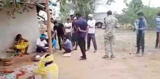 Husband seeing wife dancing with brothers