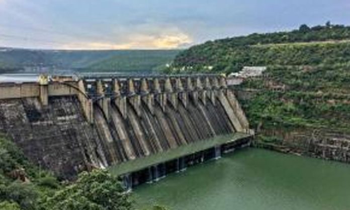 A fire broke out at the 12th gate of the Srisailam project