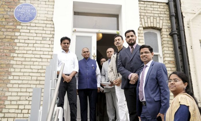 KTR Visits Ambedkar Museum in London