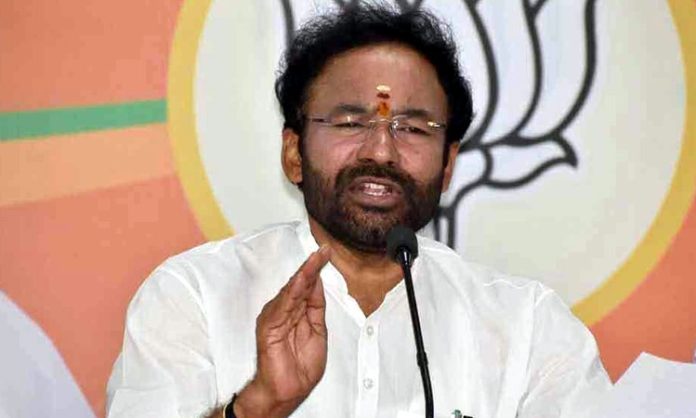 Kishan Reddy slams KCR Govt over farmers lost as Rains