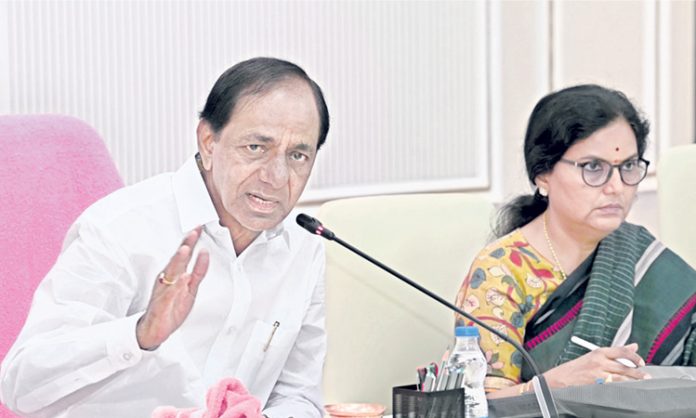 CM KCR review on Palamuru-Ranga Reddy lift Project