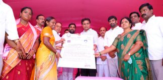 KTR Speech at Bellampally Public Meeting