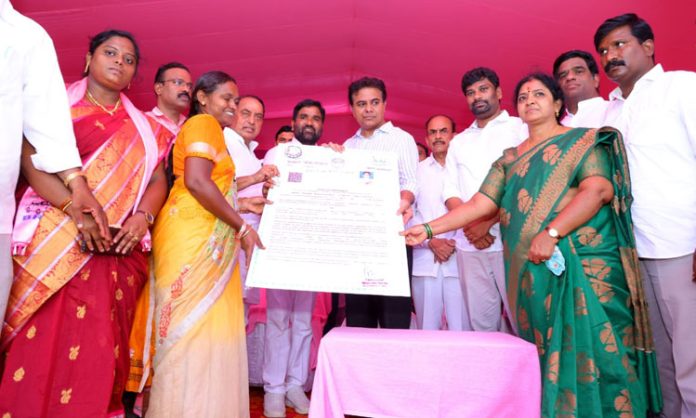 KTR Speech at Bellampally Public Meeting