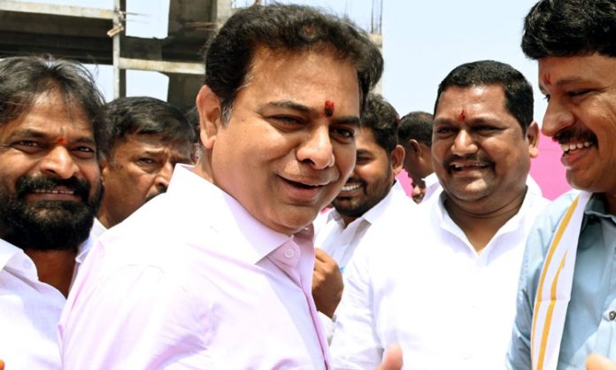 KTR Participate Inaugurates of BRS Party Office