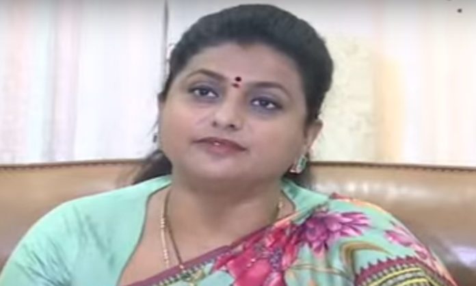 Roja comments on chandrababu naidu