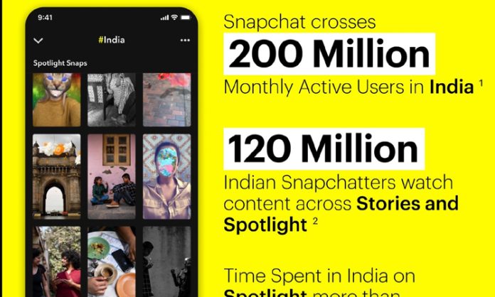 Snapchat reaches to 200 million Users