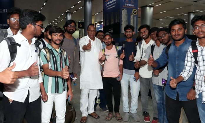 Telangana Student Reached Hyderabad from Manipur
