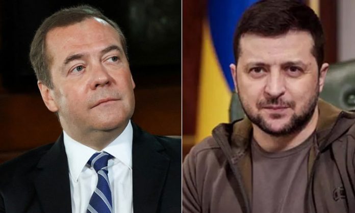 Russia Ex President Medvedev calls for elimination of Zelensky