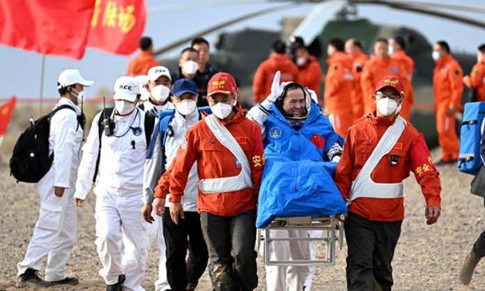 3 Chinese astronauts return home safely