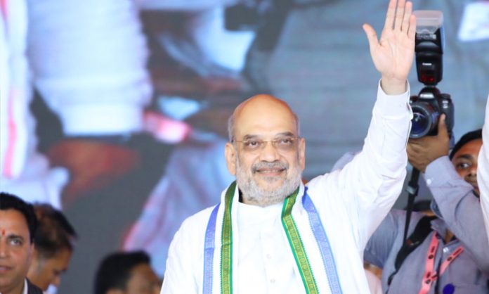 BJP Jana Garjana Sabha in Adilabad